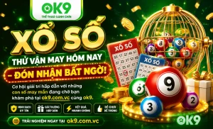 OK9 bảng số xổ số theo vùng