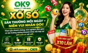 OK9 xổ số giao diện kết quả hôm nay